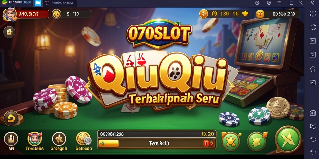 Tampilan menarik dari gameplay QiuQiu di 070SLOT.