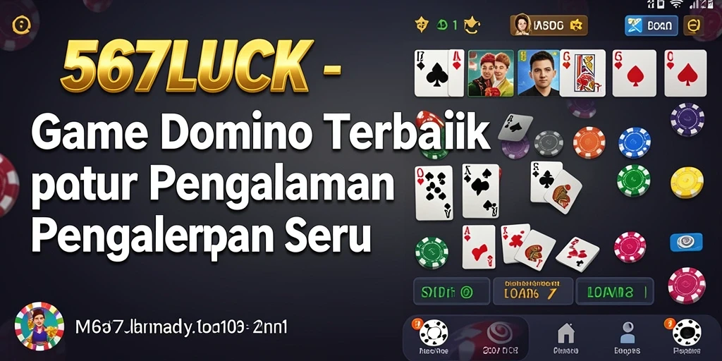 Tampilan gameplay seru di 567LUCK saat bermain Domino.