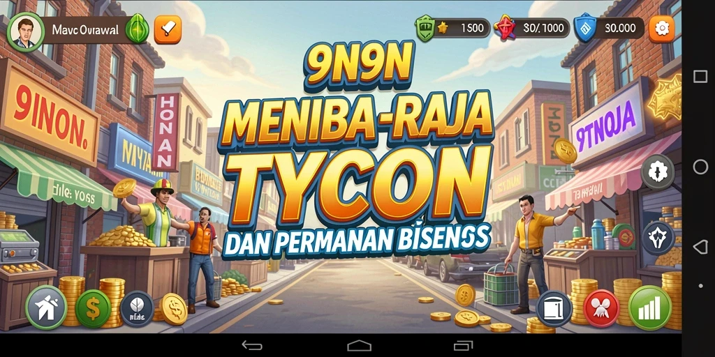 Tampilan gameplay 9N9N yang menegangkan dan menantang.