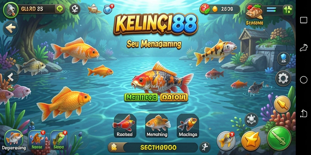 Tampilan gameplay KELINCI88 dengan pengalaman memancing yang menarik.