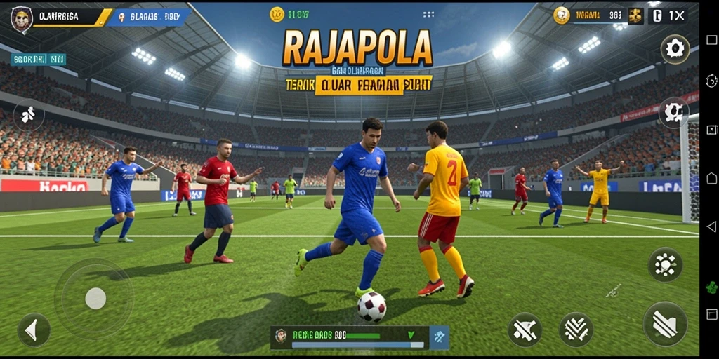Tampilan gameplay RAJAPOLA yang menarik dan seru.
