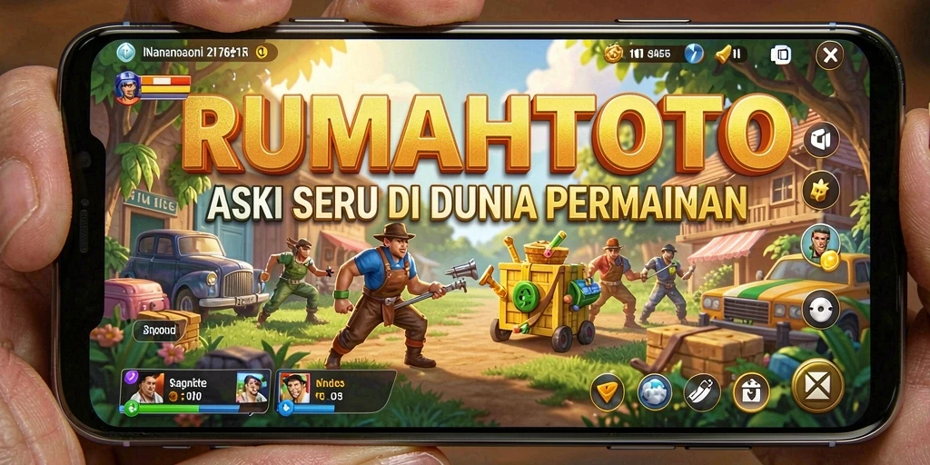 Tampilan gameplay yang intens dan menegangkan di RUMAHTOTO.